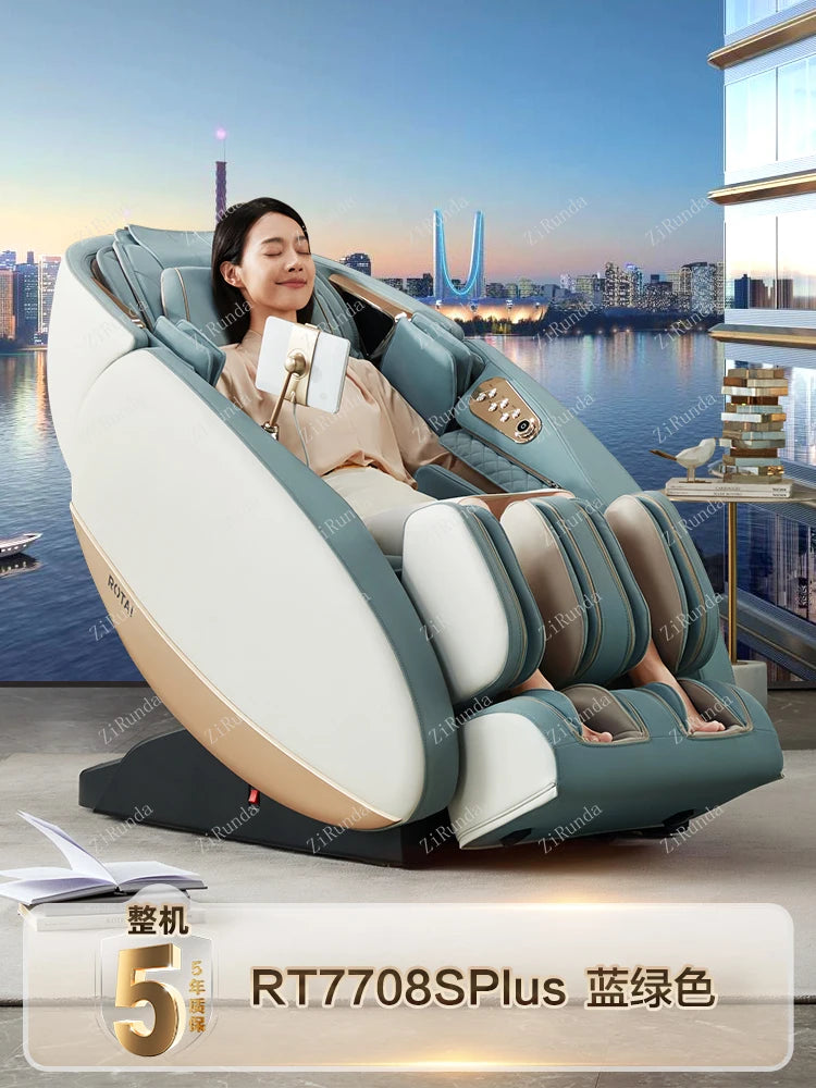 ~Massage Chair RT7708S Plus Home Full Body Automatic Space Capsule Luxury Massage Sofa relax reclinable electrico