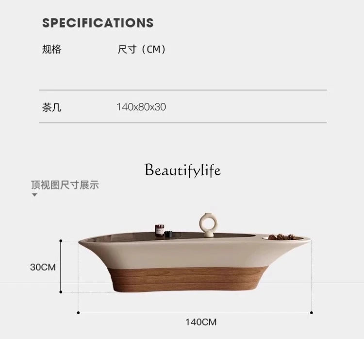 Home Light Luxury High-Grade Italian Minimalist Living Room Designer Creative Strange Shape Coffee Table