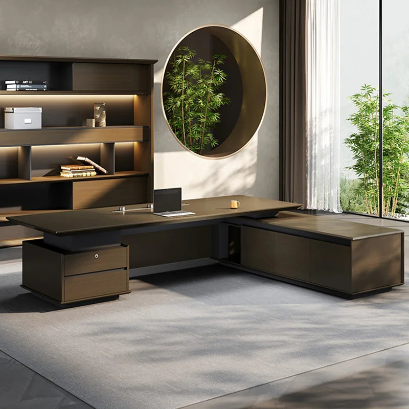 Versatile Computer L-Shaped Desk – Office, Study, and Home Use