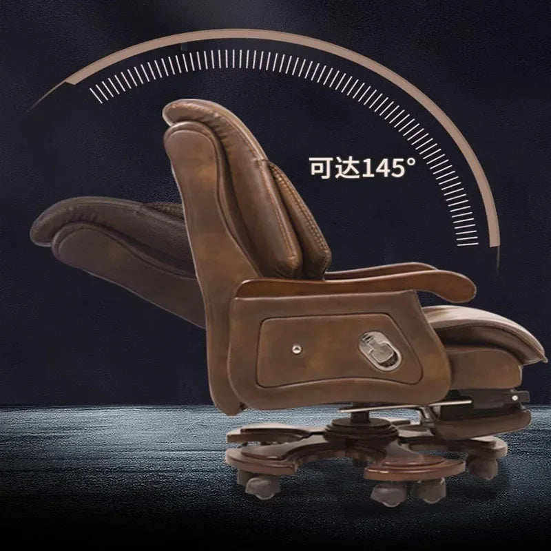 Luxury Leather Recliner Office Chairs