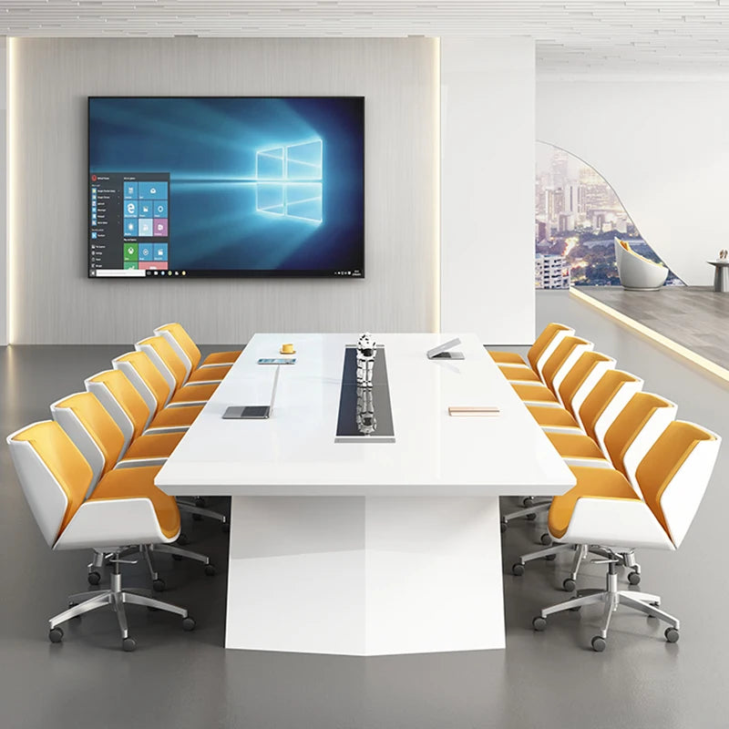 wooden study executive conference desk
