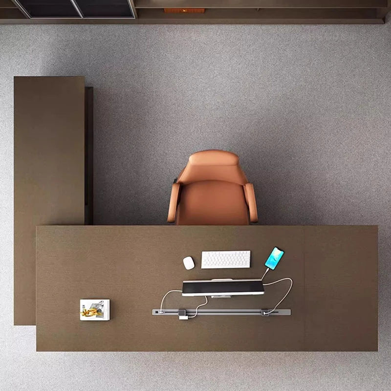 Writing Computer Office Desk Reception Drawers Minimalist L Shaped Table Office Desks Wood Escrivaninha Para Quarto Furniture