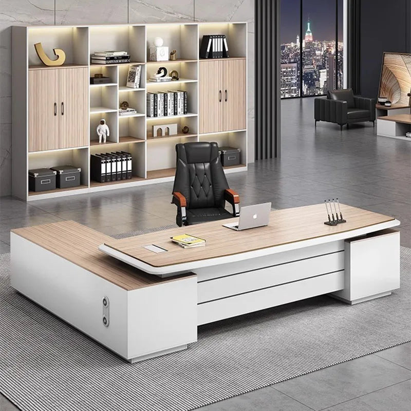 Office Desks Computer Offices Home Desk Professional Furniture Minimalist Executive Gaming Tables L Shaped Multifunctional Work