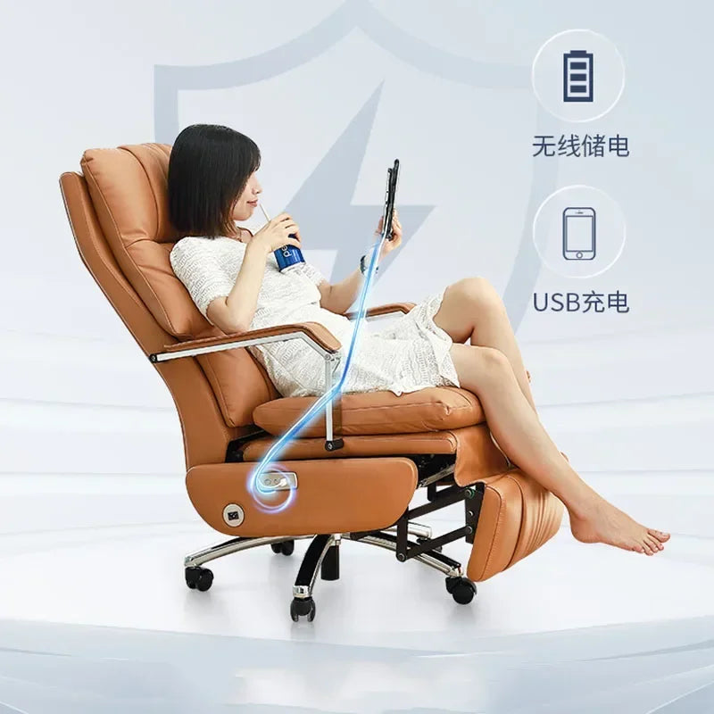 Modern Massage Office Chair Lounge Throne Arm Swivel Vanity Ergonomic Office Chair Makeup Computer Silla Gaming Home Furniture
