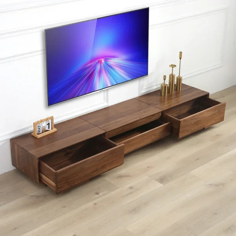 Modern Farmhouse Floating TV Stand – Comfortable Entertainment Unit