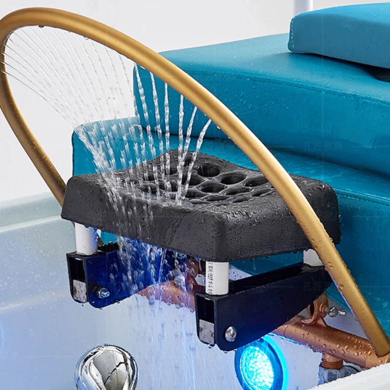 Reclining Beauty Chair – Professional Hair Salon Washbasin, Spa Therapy, and Massage Bed for Hairdressers and Nail Technicians