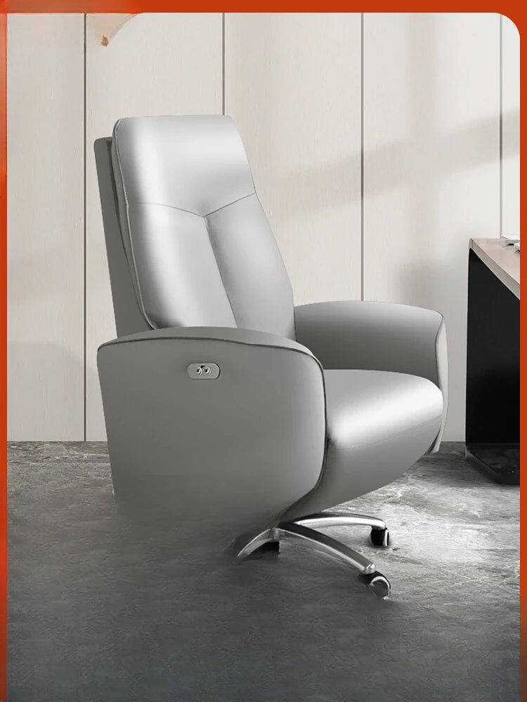 Electric Boss Chair – High-Grade Leather Home Office Chair with Comfortable Seating