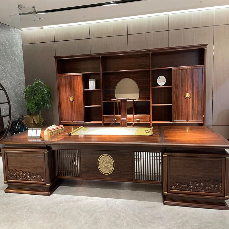 Computer Desks with Office Supplies