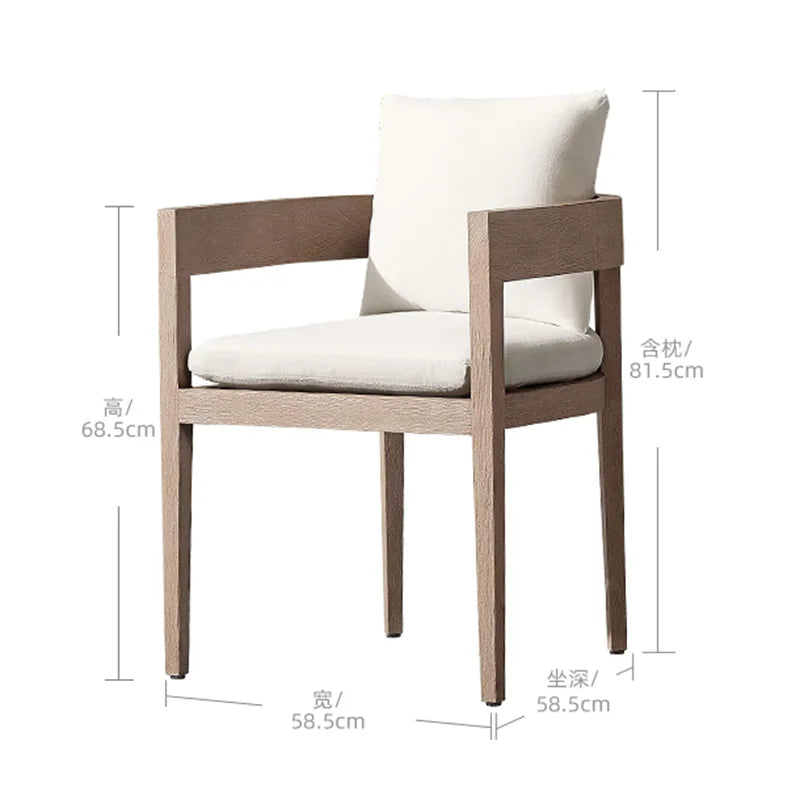 Luxury Wood Garden & Conference Table Set
