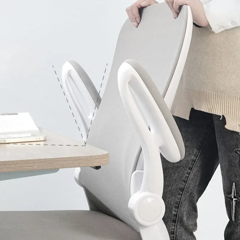 Luxury mesh office chair: swivel, ergonomic, comfortable for work or gaming.