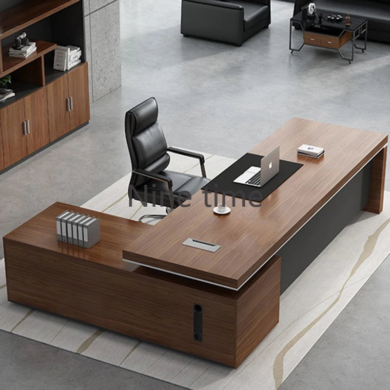 L-Shaped Executive Desk