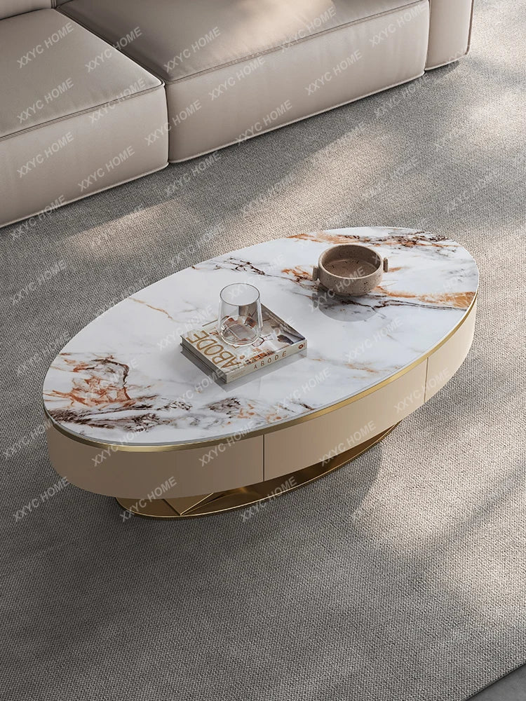 Modern Stone Plate Coffee Table