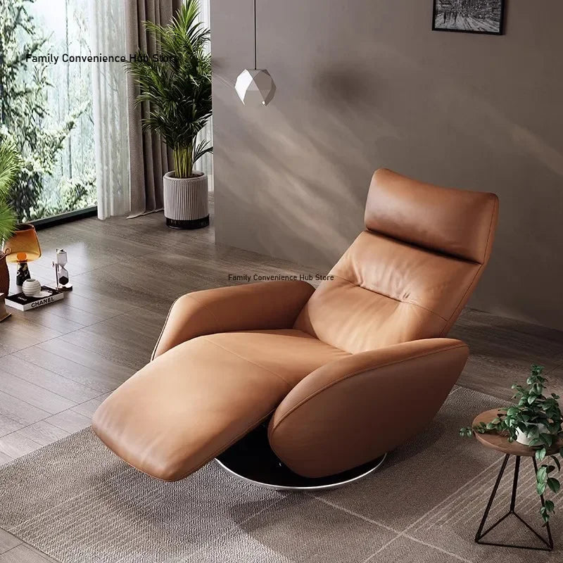 Smart Electric Nordic Recliner Chair – Contemporary Leather Design with Massage Feature