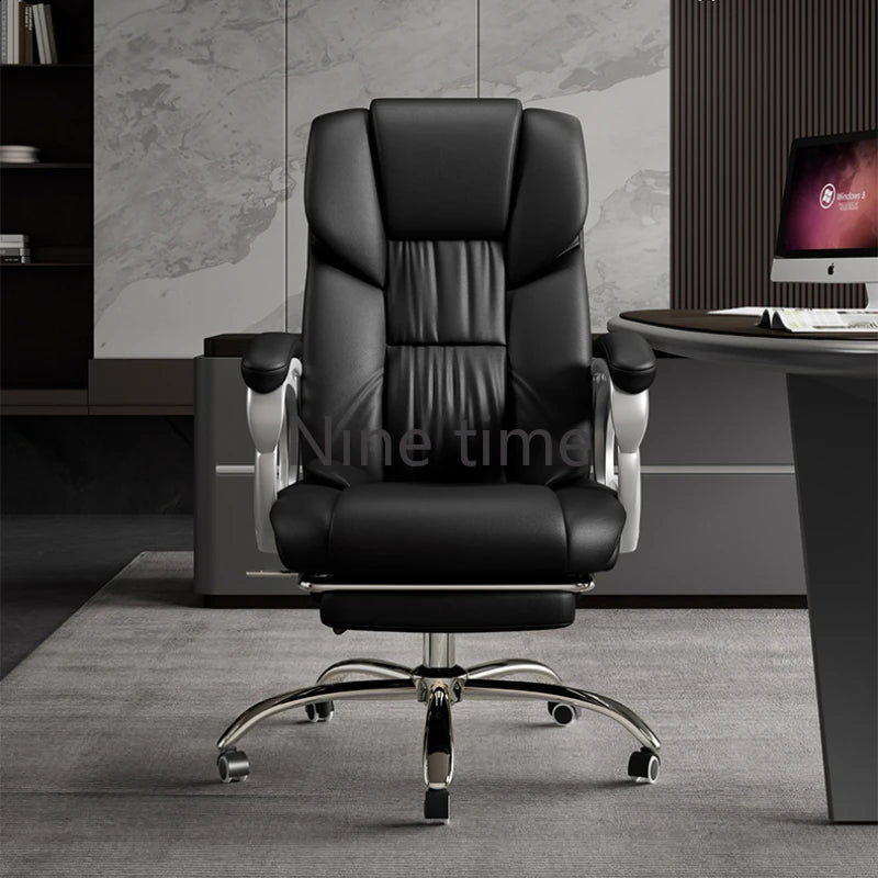 Ergonomic Meditation Office Chair – Leather Executive Chair with Queening Massage