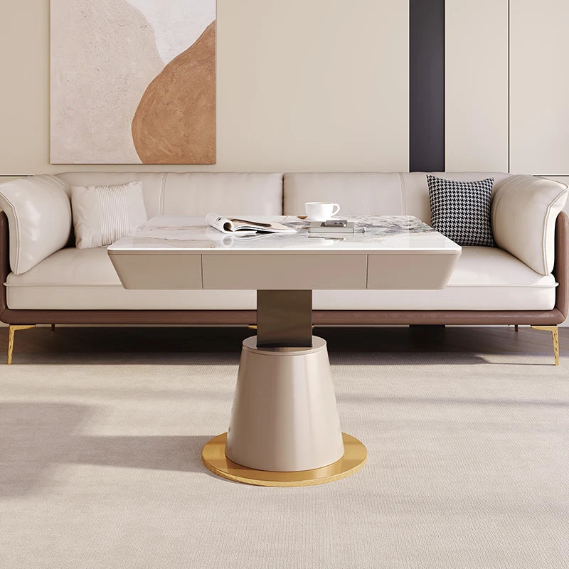 Light Luxury Rock Slab Coffee Table