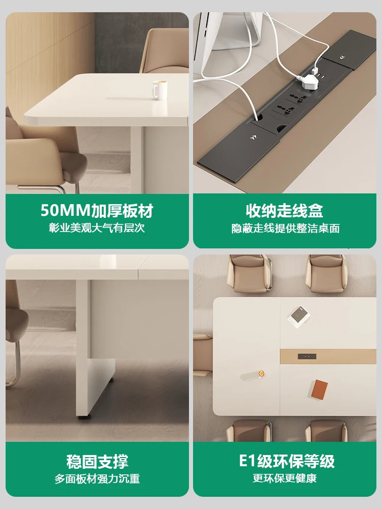 Modern Conference Table and Chair