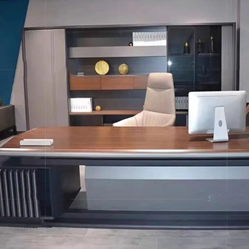 Table Writing Desk Workstation Work Metal Bedroom Office Desks Gaming Coffee Shelf Tavolo Scrivania Ufficio Office Supplies