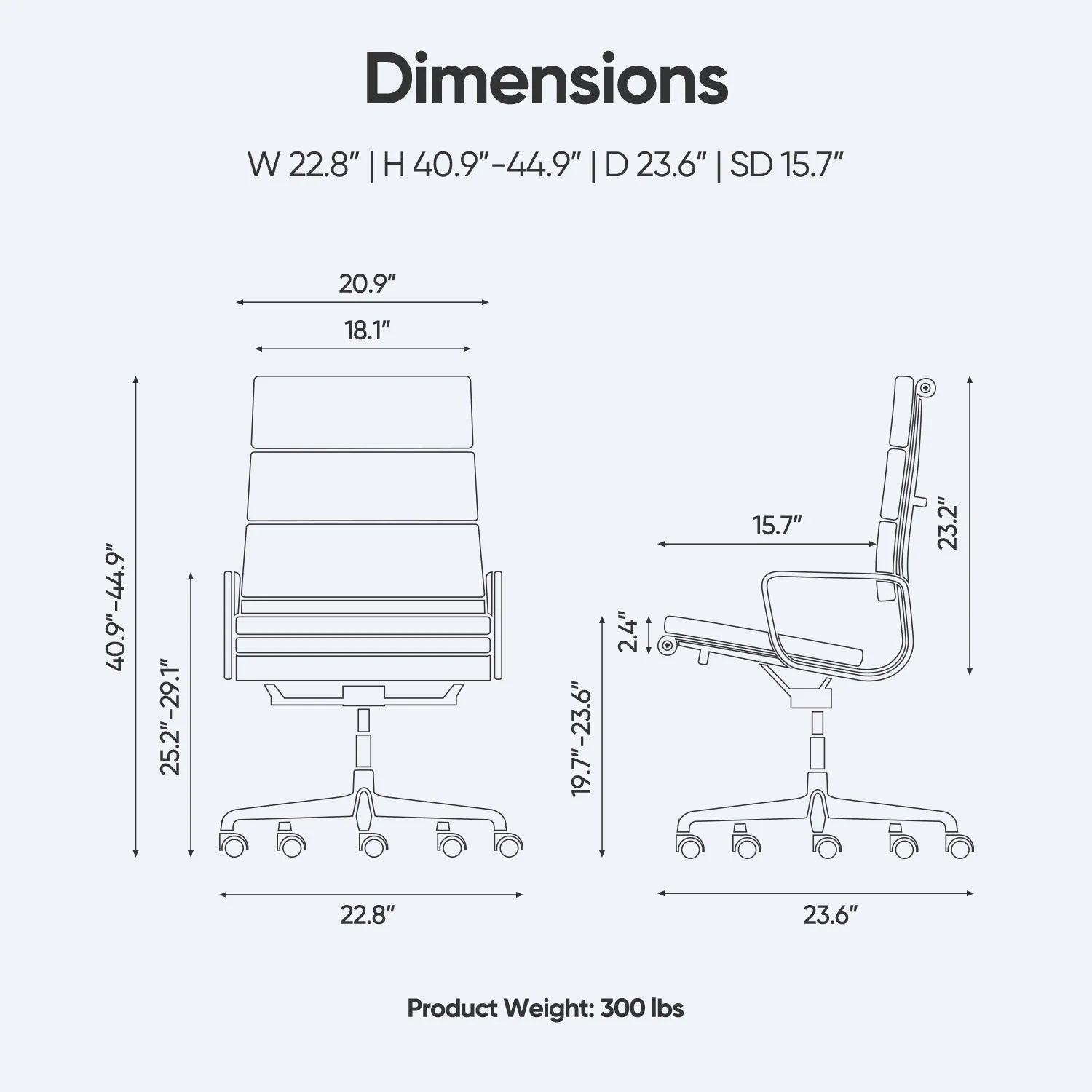 High Back Soft Pad Office Chair Genuine Leather Executive Desk with Lumbar Support Ergonomic Computer Chair with Aluminum Arms