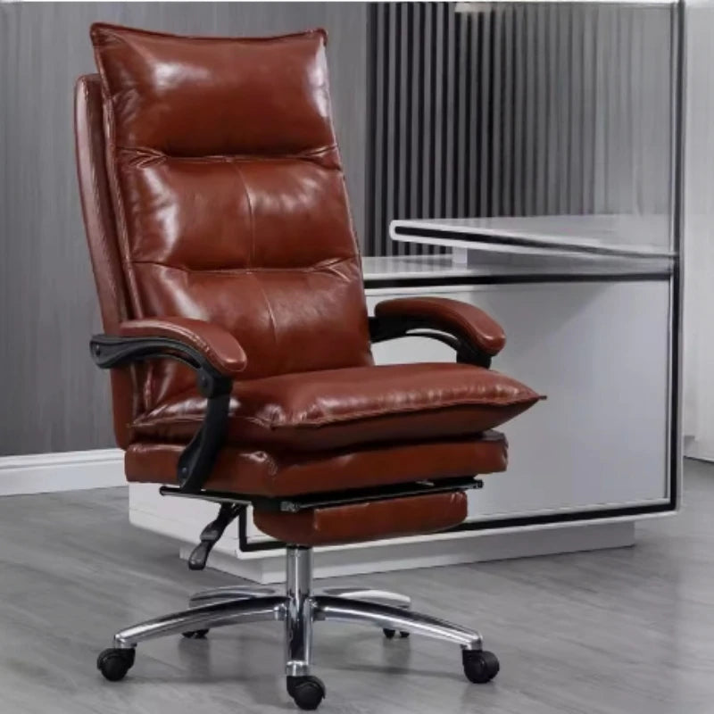 Luxury ergonomic recliner office chair: mobile, S-design