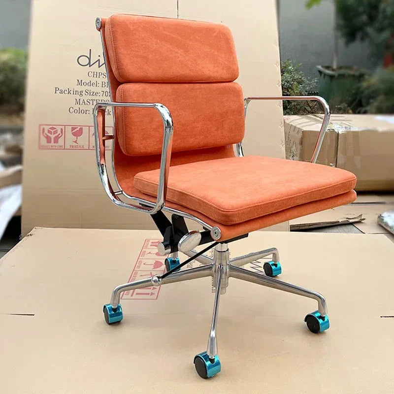 Fashion Comfortable Office Chairs Leather Ergonomic Working Mobile Office Chairs Gaming Recliner Sillas De Oficina Furnitures