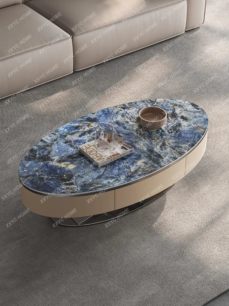Modern Stone Plate Coffee Table