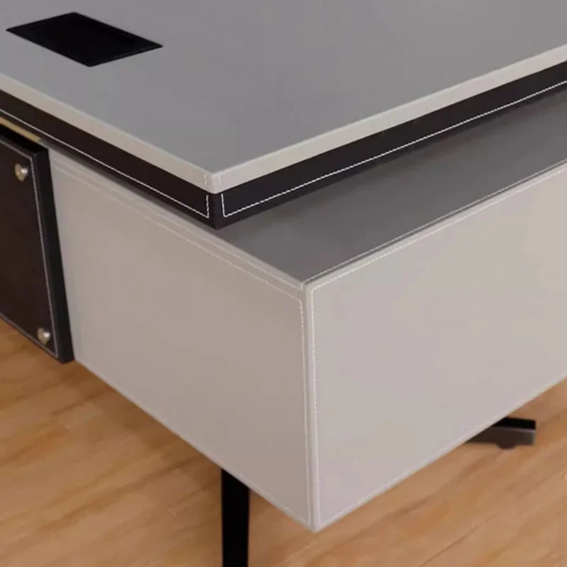 European Luxury Glass Office Desk