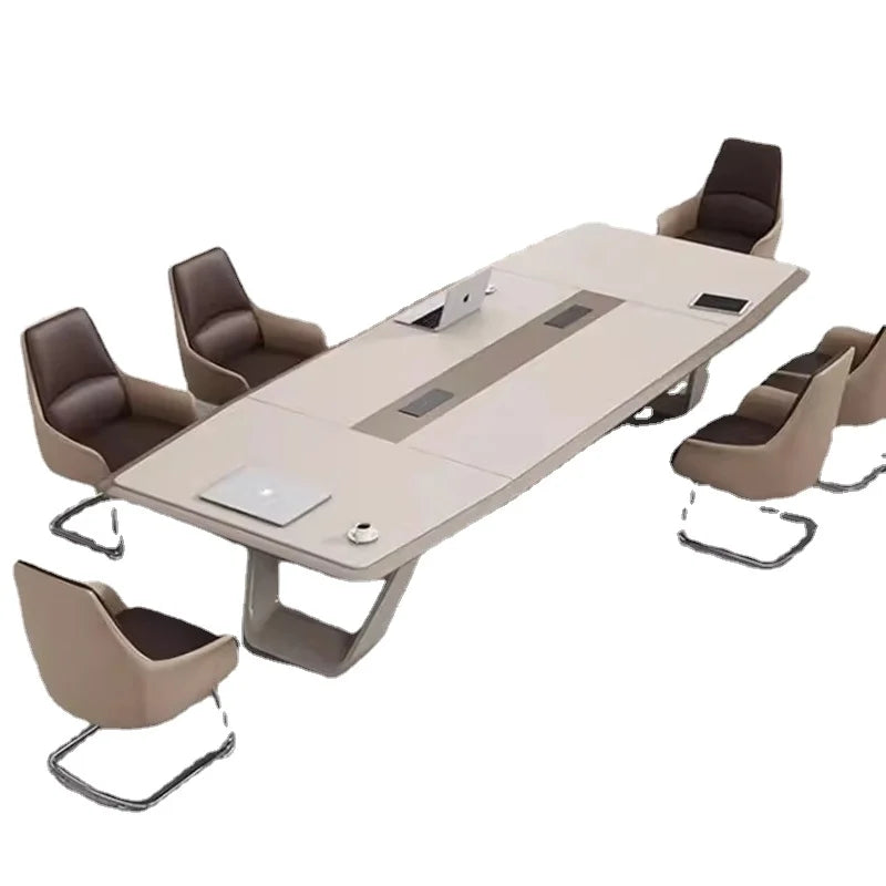 Luxury meeting table with accessories