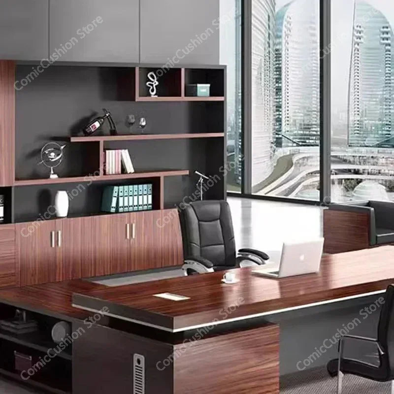 Work Writing Desk Table Metal Wooden Gaming Computer Office Desks Drawers Organizer Tavolo Scrivania Ufficio Supplies