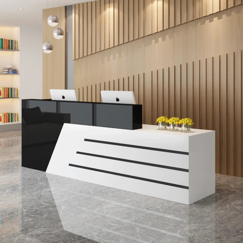 Modern Office Reception Desks and Standing Cashier Counters