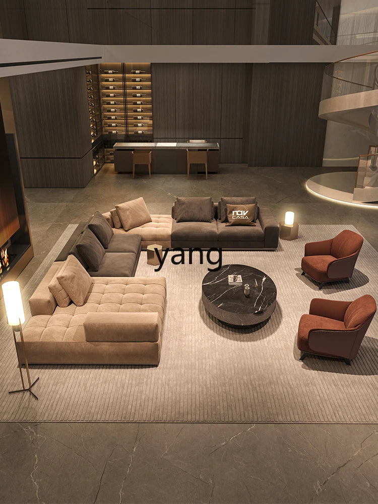 modern minimalist leisure chair: a stylish leather art piece