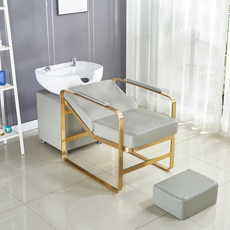 Women Dressing Barber Chair Luxury Gaming Cosmetic Recliner Barber Chair Beauty Equipment Stylist Silla Barbero Decorative