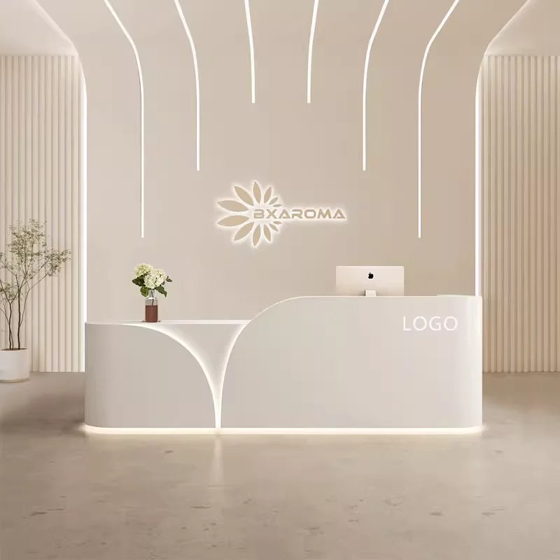 Luxury Reception Desk and Table—Modern Executive Furniture