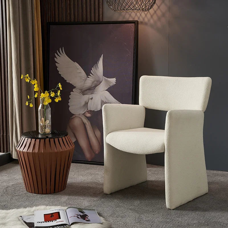 Nordic modern light luxury chair