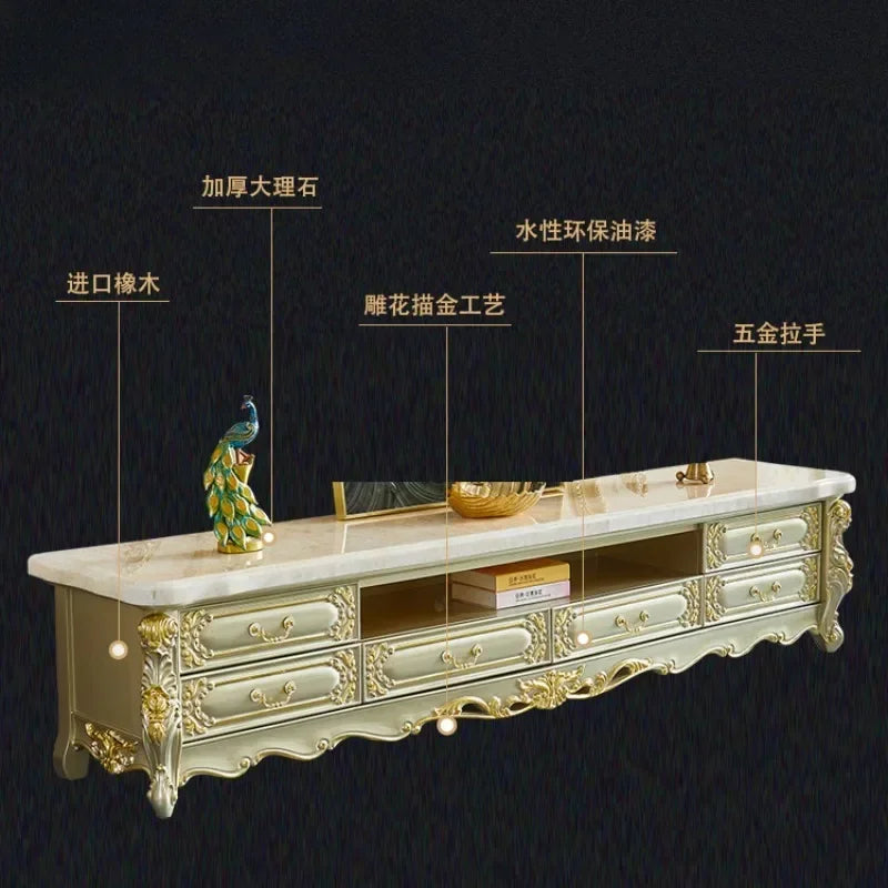 Luxury TV Stand – Simple Farmhouse Design for Living Room Furniture with Fireplace