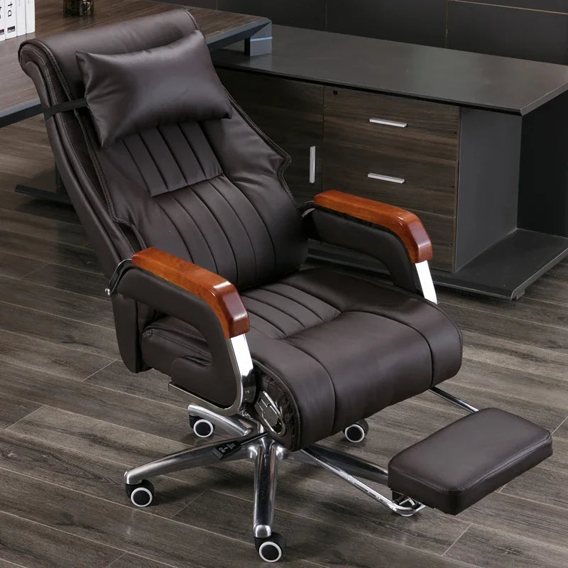 Comfy Chaise leather Office Chair