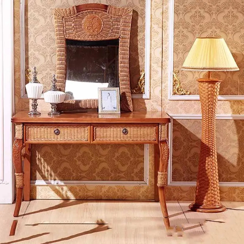 High-End Luxury Makeup Table with Drawers and Mirror,