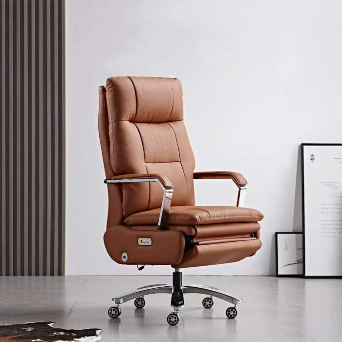 Electric Comfortable Boss Chair—Light Luxury Office Computer Seat