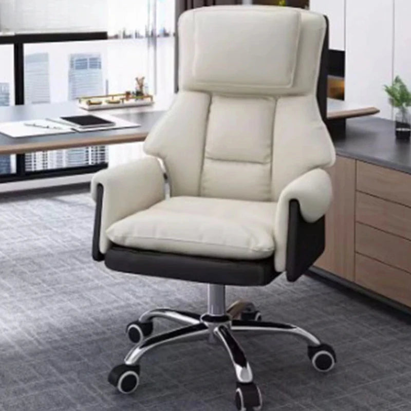 Luxury Kawaii orange office chair