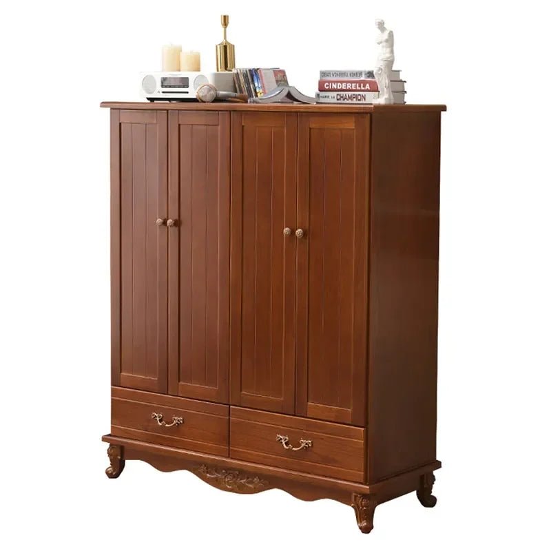 Wooden Storage Cabinet and Clothes Closet