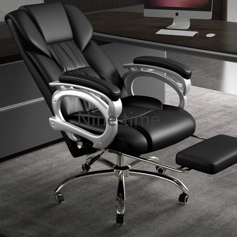 Ergonomic Meditation Office Chair – Leather Executive Chair with Queening Massage
