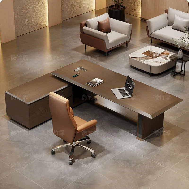 Versatile Office Desk with Standing Motion