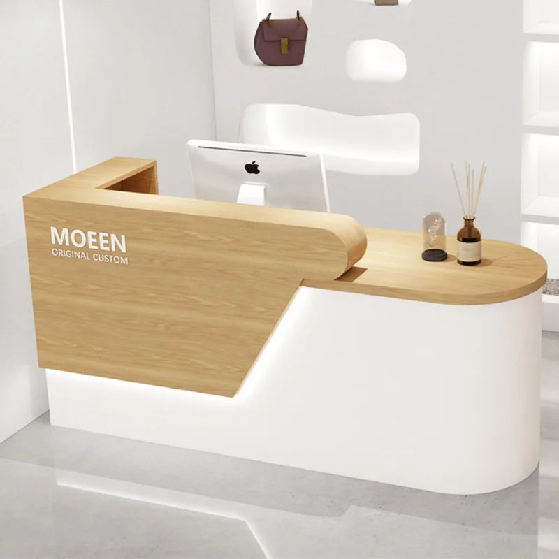 Reception Desk – Aesthetic Furniture for Salons, Barber Shops, and Beauty Centers