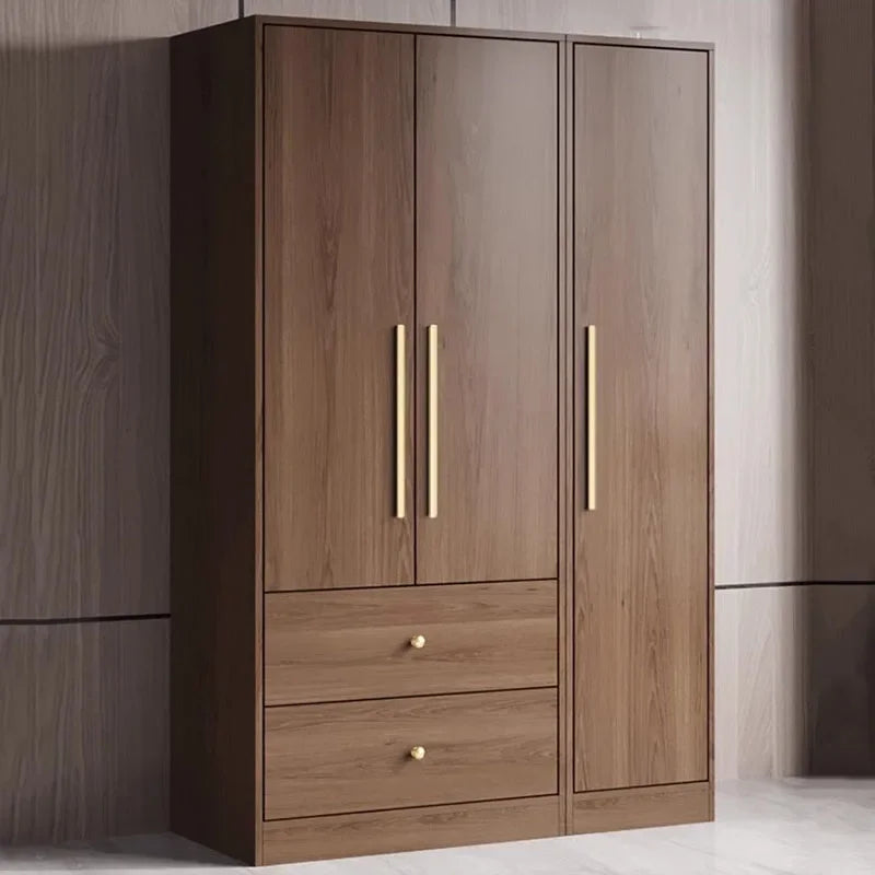 Wooden European Wardrobe – Heavy Duty, Large, Multi-Drawer Storage for Bedroom