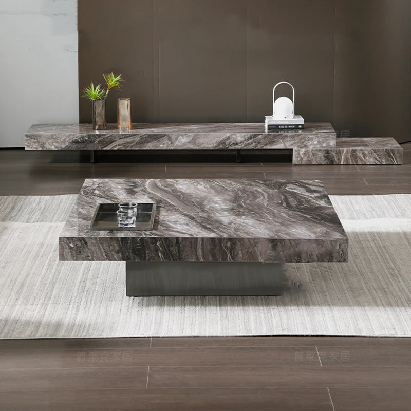 Luxury Stylish Coffee Table Premium Fashionable Minimalist Simple Side Table Unique Aesthetic Table Basses De Salon Furniture