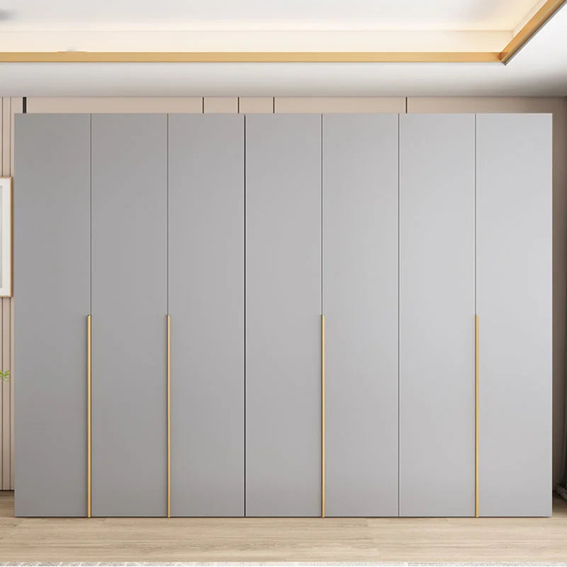 Full Size Large Wardrobe Space Saving Storage Hotel Bedroom Wardrobe Handles Cabinets Doors Quarda Roupas Home Furniture