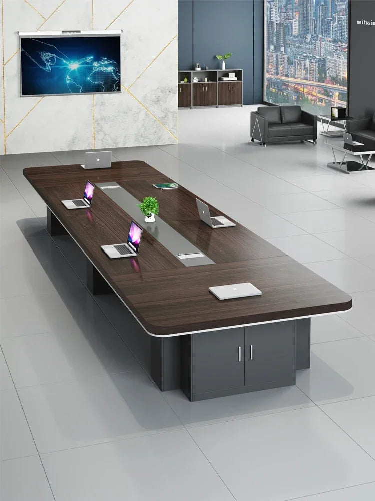New conference table, long table, minimalist modern office table, conference room table, chair, round large table, work table
