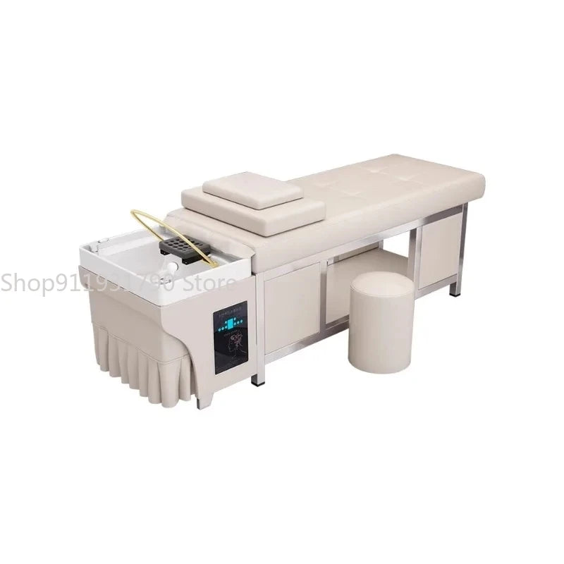 Japanese Shampoo Bed – Comfort Massage with Water Circulation for Hair Therapy and Spa