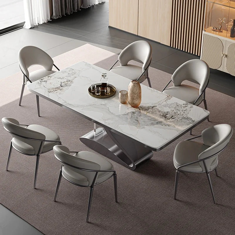 Dinning Tables Sets Luxury Modern Kitchen Table Cafe Dining Garden Coffe Living Room Chairs Mesa Plegable Mesa Home Islands WJX