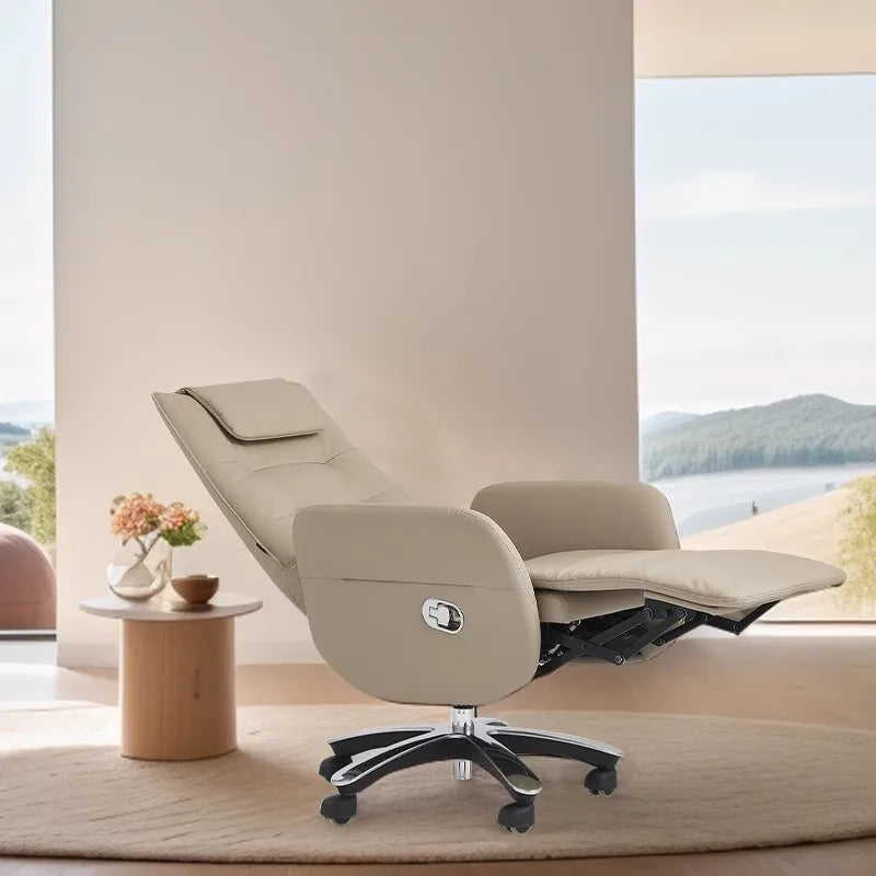 Reclining Rotating Chair: Comfortable Office & Home Desk Armchair