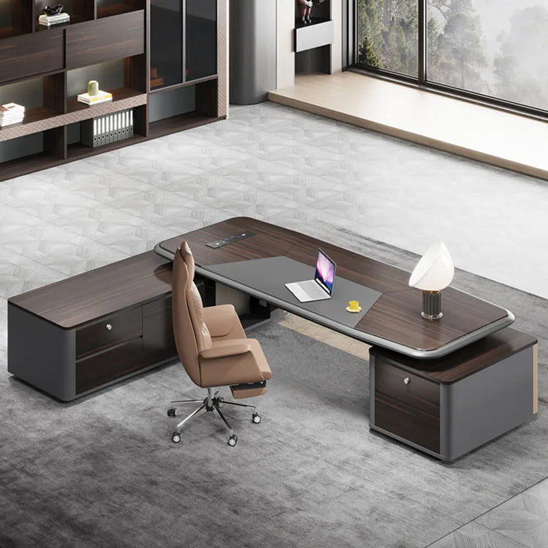 Luxury Executive L-shaped Office desk